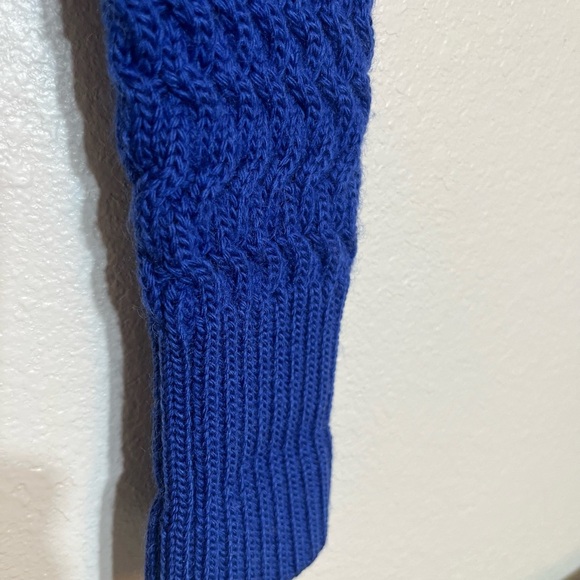 Dreyden Sweater - Women's Small Blue - Turtleneck Knit Merino Wool - Picture 7 of 14